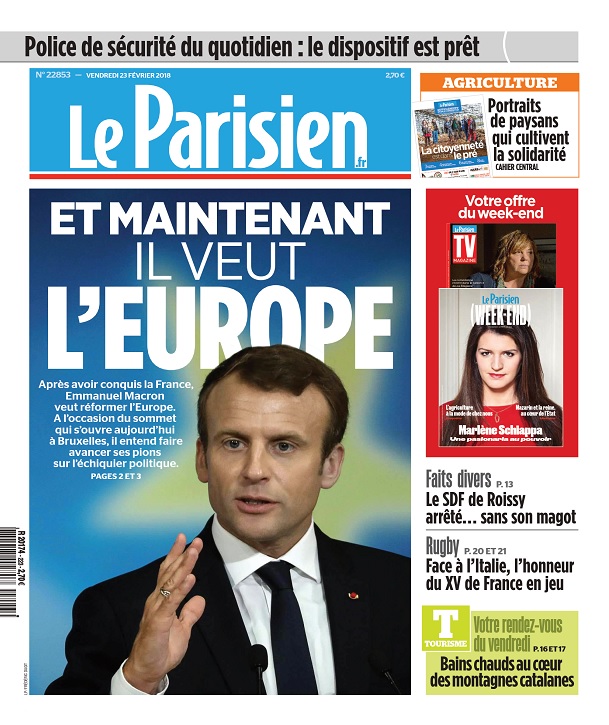 Le Parisien Du Vendredi 23 Février 2018 Télécharger Des Magazines