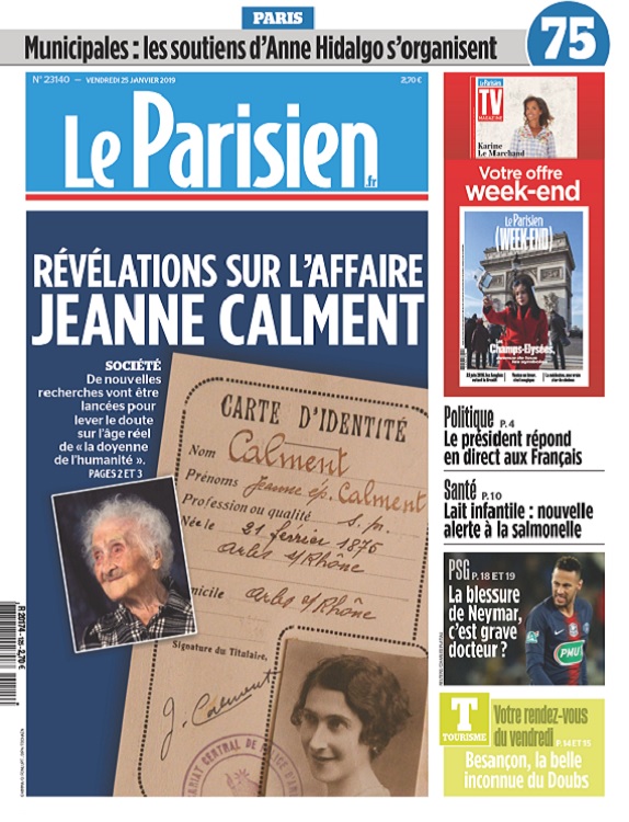 Le Parisien Du Vendredi 25 Janvier 2019 Télécharger Des Magazines