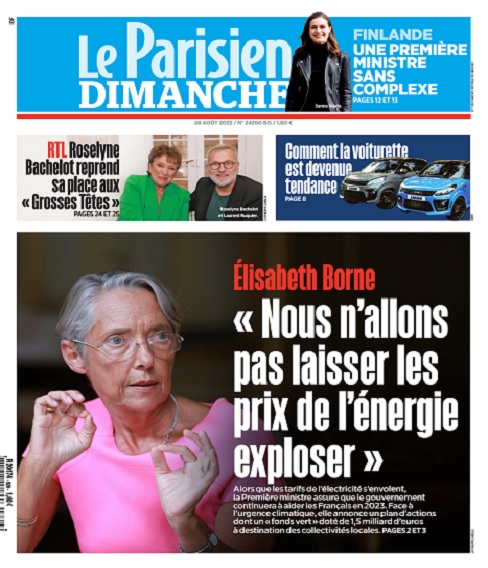 Le Parisien Du Dimanche 28 Août 2022 Télécharger Des Magazines