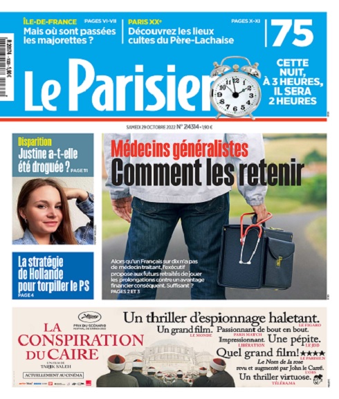 Le Parisien Du Samedi Octobre T L Charger Des Magazines