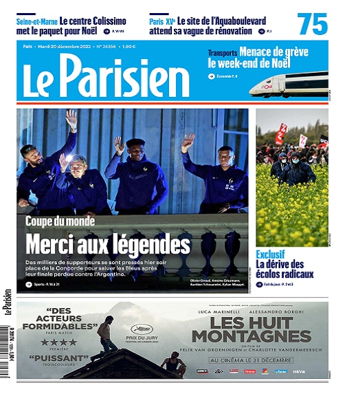 Le Parisien Du Mardi D Cembre T L Charger Des Magazines