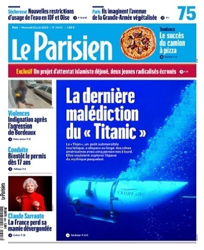 Le Parisien Du Mercredi Juin T L Charger Des Magazines