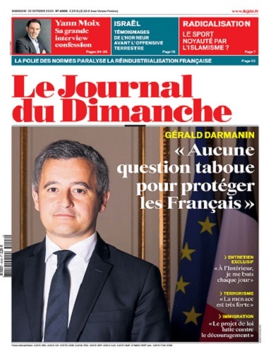 Le Journal Du Dimanche N4006 Du 22 au 28 Octobre 2023 Télécharger