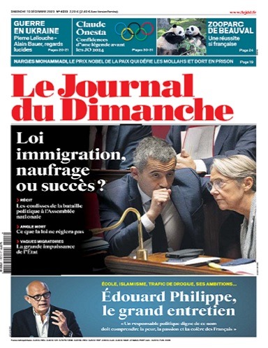 Le Journal Du Dimanche N4013 Du 10 au 16 Décembre 2023 Télécharger