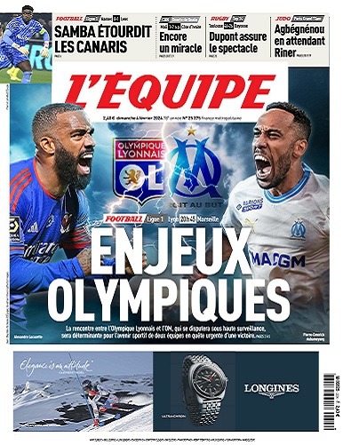 L Equipe Du Dimanche 4 Février 2024 Télécharger Des Magazines