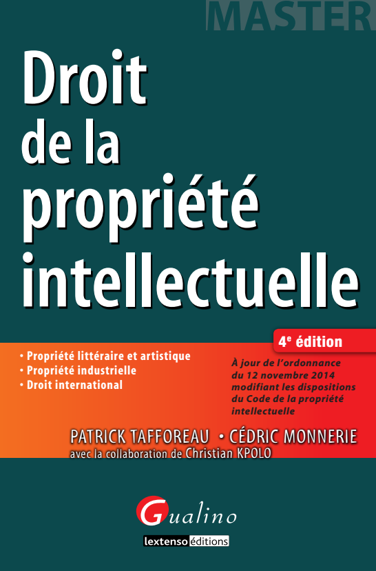 Droit de la propriété intellectuelle ( littéraire et artistique