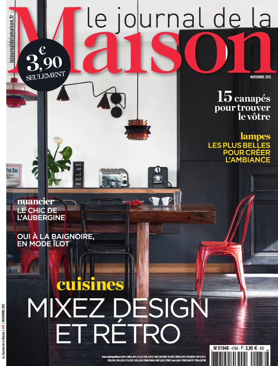 Le Journal De La Maison N°478 - Novembre 2015