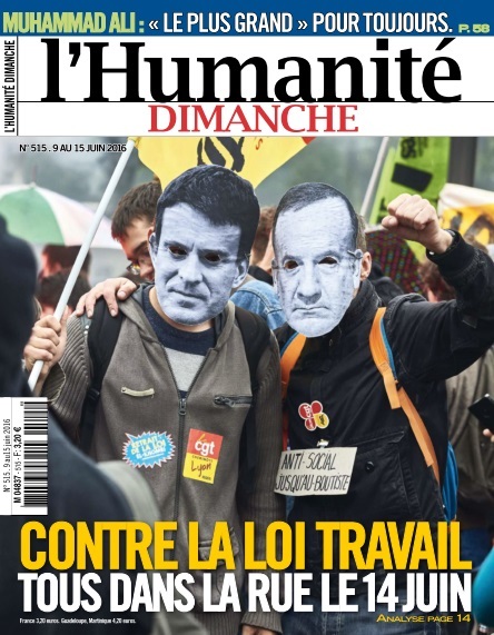 L'Humanité Dimanche N°515 Du 9 au 15 Juin 2016