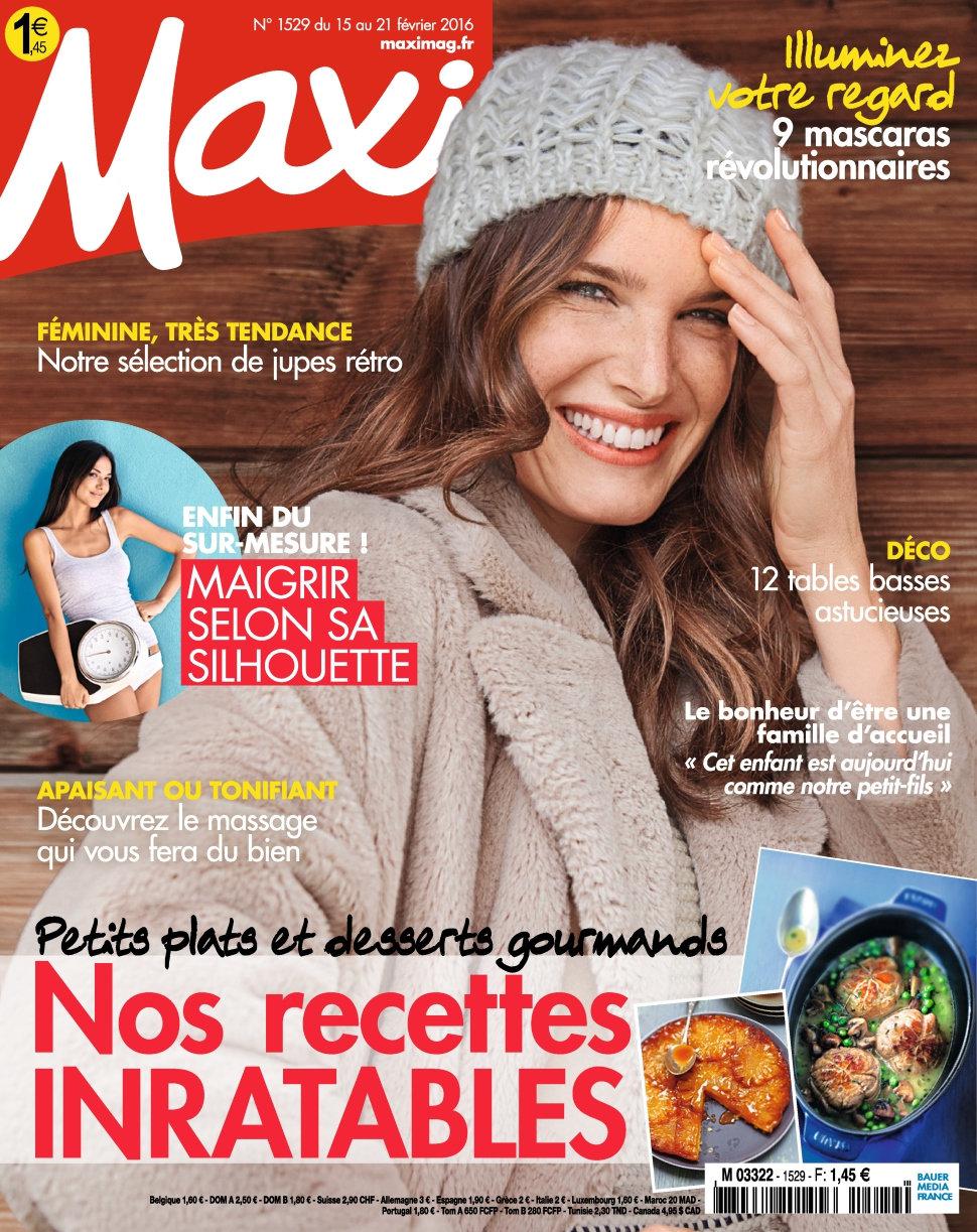 Maxi N°1529 Du 15 au 21 Février 2016