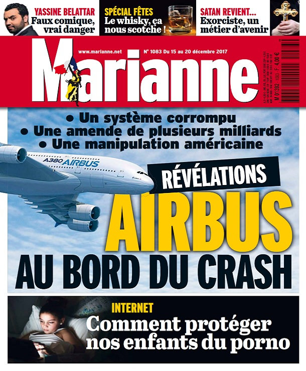 Marianne N°1083 Du 15 Décembre 2017